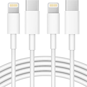 iPhone Fast Charger Lightning Cable【Apple MFi Certified】2-Pack USB-C to Lightning Cable (6.6Ft) Fast Charging Compatible with iPhone 13/13 Mini/13 Pro/13 Pro Max iPhone 12/12 Mini/12 Pro/12 Pro Max/11/11 Pro/11 Pro Max/Xs Max/XR/X,iPad