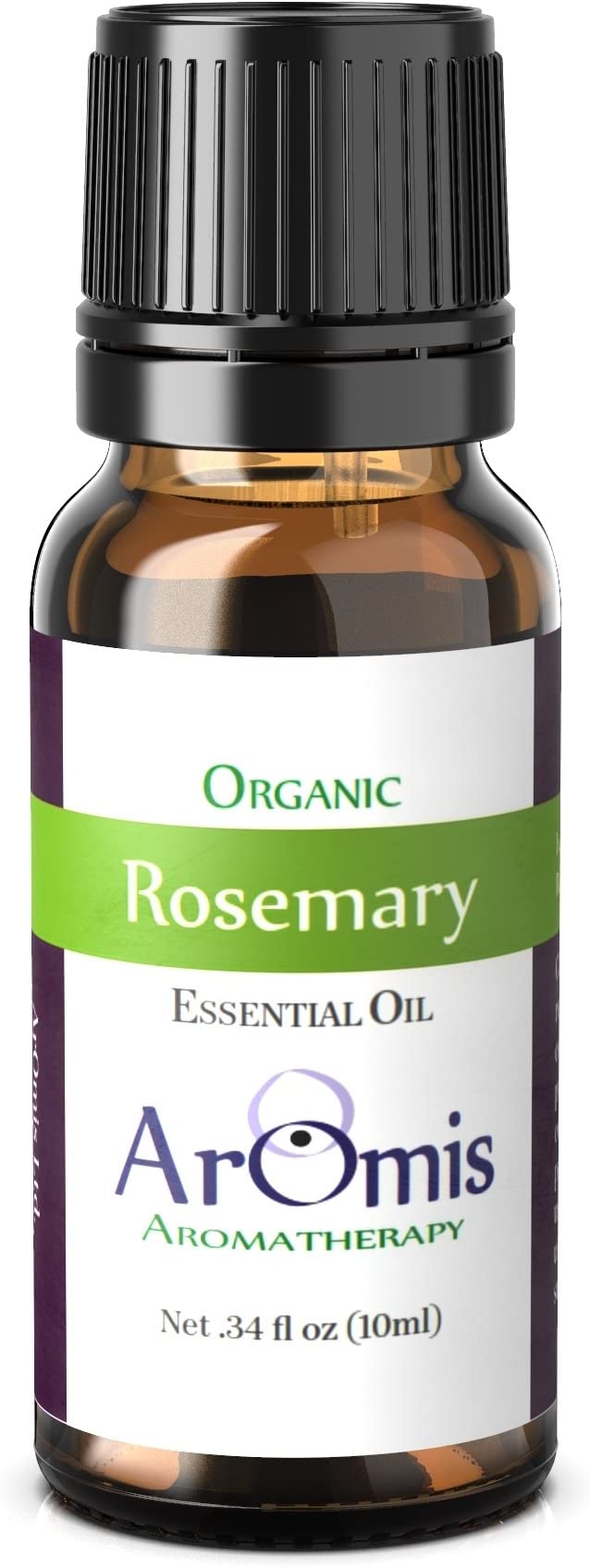 ArOmis Rosemary Essential Oil - Certified Organic - 100% Pure Therapeutic Grade - 10ml, Undiluted, Natural, Premium, Massage Oil, Oils Perfect for Aromatherapy, Diffuser, Skin, Hair & More!