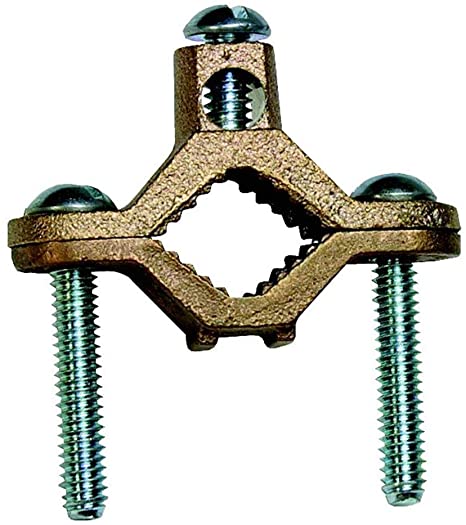 Sigma Electric ProConnex 41311 Ground Clamp 1-1/4 to 2-Inch, 1-Pack, Bronze, Set of 5