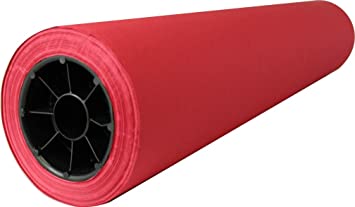 Red Colored Kraft Paper Roll | 24" x 200' | Made in USA from 100% Recycled Materials | Perfect for Any Use – Wrapping, Shipping, Table Runner, Decoration, Banners and Signs…
