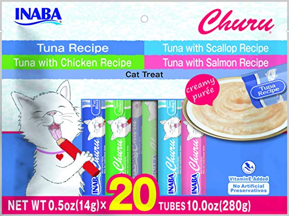 INABA Churu Lickable Creamy Purée Cat Treats