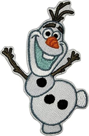 Olaf Snowman Patch Frozen Disney Character Movie Craft Apparel Iron On Applique
