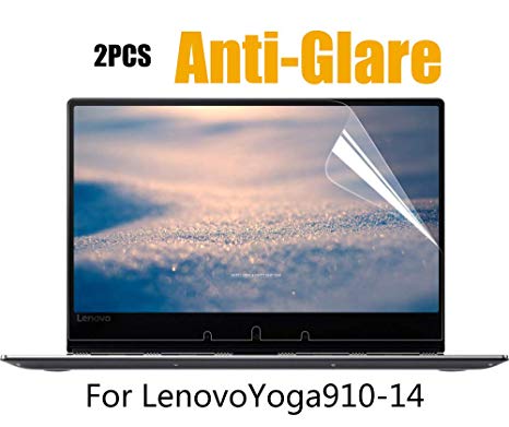 (2PCS Pack) Anti Scratch Matte Screen Protector Guard for Lenovo Yoga 910 2-in-1 14" Touch-Screen Laptop, 2-Piceces/Pack