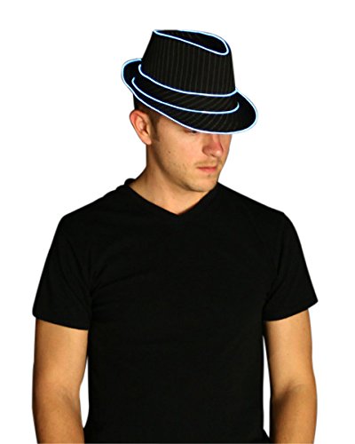 Light Up Fedora - Made with El Wire by Electric Styles