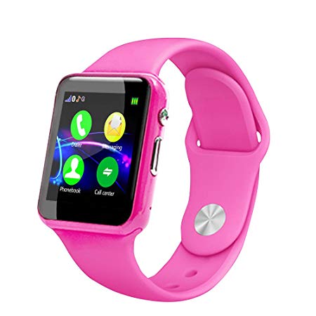 certainPL G10A Kids Smart Watch with Activity Tracker IP67 Waterproof Fitness Watch for Kids (Pink)