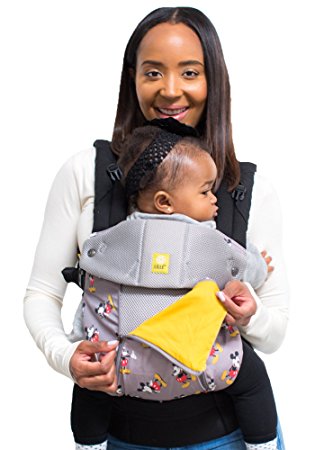 SIX-Position, 360° Ergonomic Baby & Child Carrier Disney Baby Collection by LILLEbaby – The COMPLETE All Seasons (Mickey Classic)