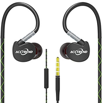 Acctrend H4 Sports In-Ear Headphones with Microphone for smart phones