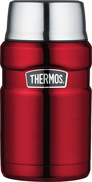 Thermos Stainless King 24 Ounce Food Jar, Cranberry