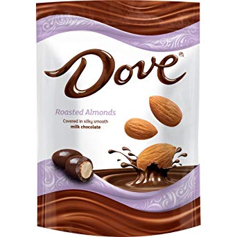 Dove Milk Chocolate Covered Almond Candy Pouch, 5.5 Ounce