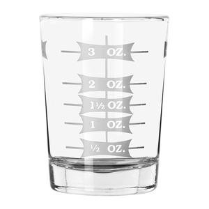 Professional Measuring Glass, One - 4 oz Measuring Glass with Two Free Flow Pourers (1)
