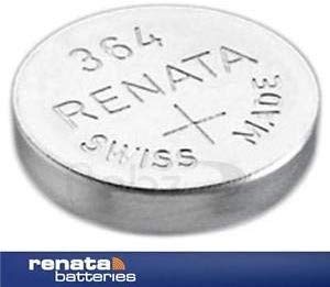 All Renata Coin Cell Model Batteries (364)
