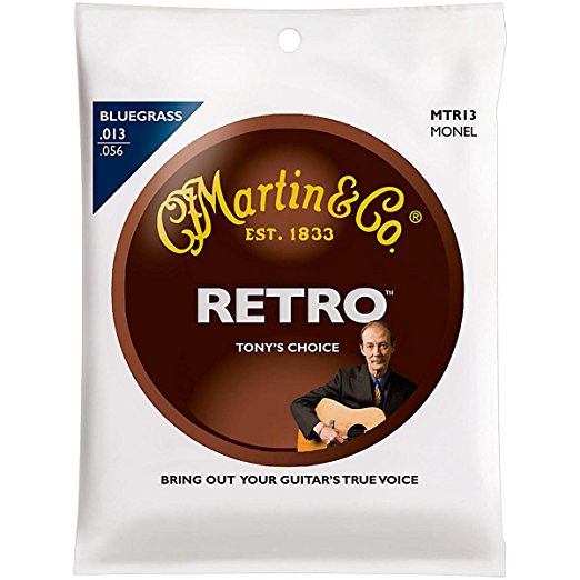 Martin - MTR13 - Tony Rice Bluegrass Acoustic Guitar Strings, .013-.056