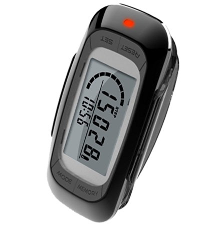 MAYMOC Pedometer, Step & Calorie Counter, Fitness Tracker with strip and clip - 7 day memory & 12 Month WARRANTY