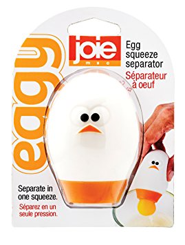 Joie Eggy Egg Squeeze Separator, BPA-Free Silicone, 2.75-Inches x 2-Inches