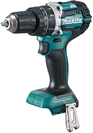 MAKITA DHP484Z 18V Combi Drill BL LXT 72 W, 18 V, Negro, Azul, One size