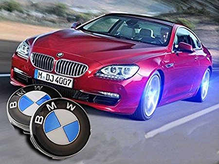Bearfire 4Pcs Waterproof LED Light Wheel Hub Center Caps Cover (BMW)