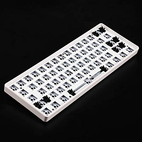 GH60 GK61 RGB Hot Swap Independent Driver Wired and Bluetooth Tyce-C ANSI Mechanical Keyboard DIY kit Plastic Case Plate PCB