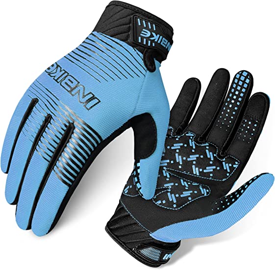 INBIKE Mens Mountain Bike Gloves Breathable Stretchy Touch Screen Wear-Resistant Outdoor Sports for Cycling Biking Bicycle