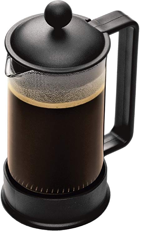 Bodum Brazil French Press Coffee Maker, 12 Ounce, .35 Liter, Black