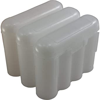 3 AA/AAA / CR123A White Battery Holder Storage Cases