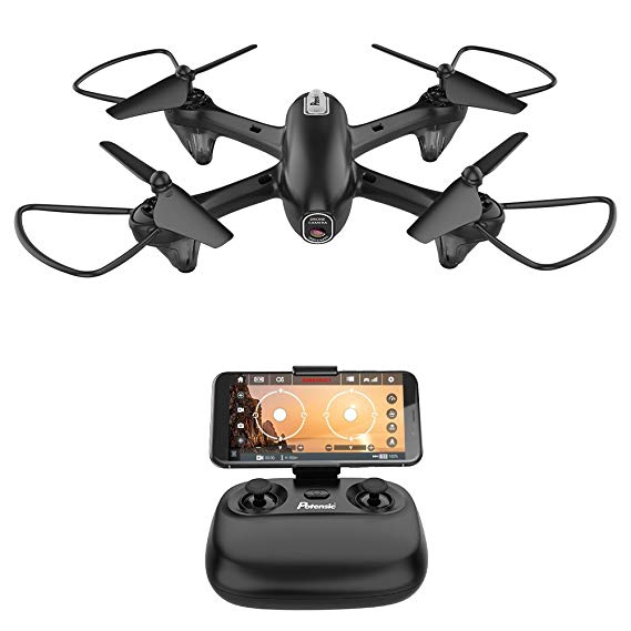 Potensic Drone with Camera Live Video, U47 HD Wi-Fi FPV RC Drone Camera, 2.4GHz 6-Axis Gyro Quadcopter - Altitude Hold, One Key Take Off/Landing