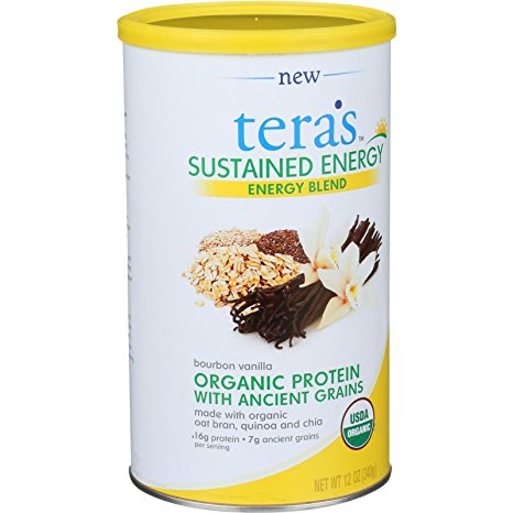 Teraswhey Sustained Energy Blend Protein Powder, Bourbon Vanilla