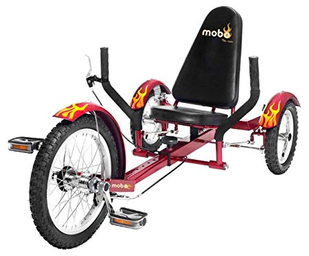 Mobo Triton Pedal Go Kart Trike. Kids 3-Wheel Bike. Youth Cruiser Tricycle