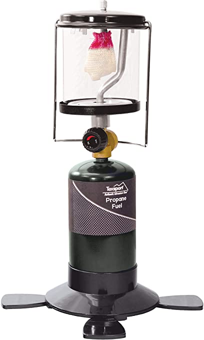 Texsport Single Mantle Propane Lantern for Outdoor Use
