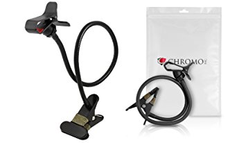 Chromo Inc FlexHold 27" Black Gooseneck Clamp Holder for iPhone, Galaxy and Any Other Phone. Great for Bedroom, Kitchen, Office, Bathroom and More