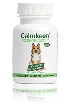 Calmkeen 225 mg 60 Count Nutritional Supplement for Medium Dogs 23 Pounds and Up (Formerly Calmkene)