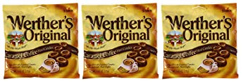 Werther's Original Caramel Coffee Hard Candies 2.65 oz 3 pack