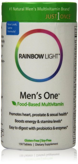 Rainbow Light Men's One Multi-Vitamin, 150 Count