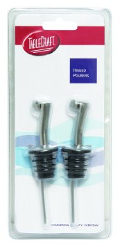 Tablecraft H320C 2 Pack Hinged Flip Top Pourers (Set of 4)