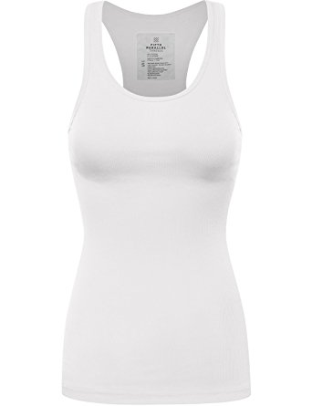 FPT Womens Basic Ribbed Racerback Tank Top (S-3XL)