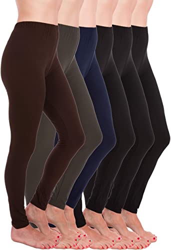 Homma Premium Ultra Soft High Rise Waist Full Length Regular and Plus Size Leggings
