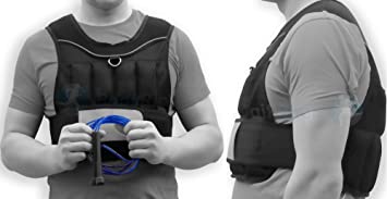 BodyRip 10kg Weighted Vest - Training, Running, Workout Jacket - Gym Equipment - Weight Loss Gear