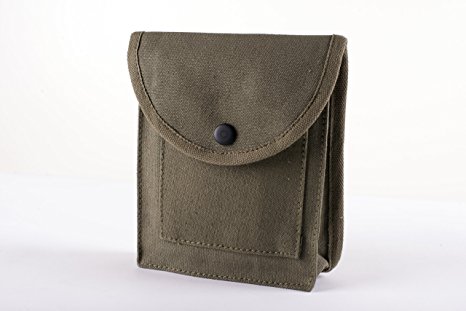 Stansport Cotton Canvas Utility Pouch, Olive Drab