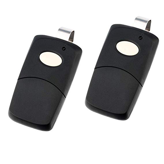 2 for Multicode 3089 Linear 3089 Garage Door Remote Opener (308911, MCS308911 300mhz) Black