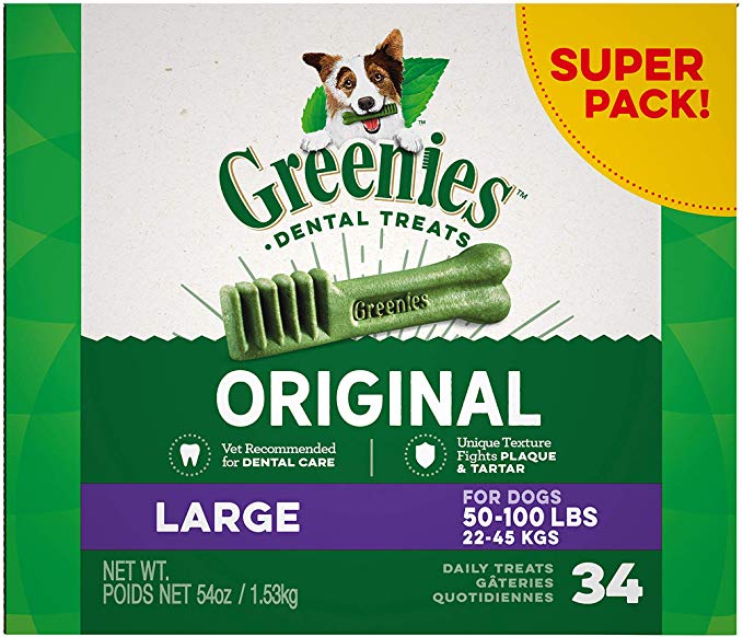 GREENIES Original Large Dog Natural Dental Treats