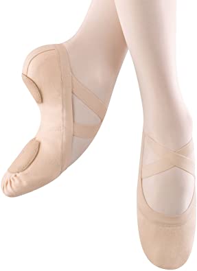 Bloch Dance Women's Synchrony Split Sole Stretch Canvas Ballet Slipper/Shoe