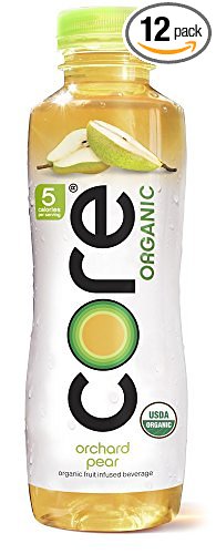 Core Organic Fruit Infused Beverage, Pear, 18 Ounce (Pack of 12)