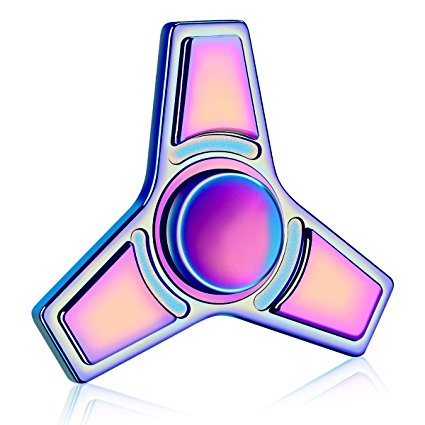 Fidget Spinner, KOOCHY Tri Fidget Spinners Fidget Toy with High Speed 608 Ceramic Bearing, EDC Focus Hand Spinner Toy Great for ADD, ADHD, Anxiety Hand Spinner