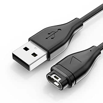 Charger Cable for Garmin Fenix 7 6 5 S X, Forerunner 945 45 45S 245 Music, Vivoactive 5 4 4S 3, Instinct 1 2 2S Tide Tactical, Approach S10 S40 S60 X10, Vivomove, Venu Sq 2 2S