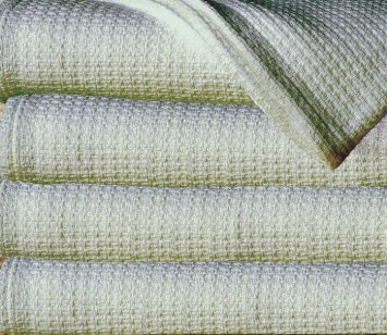 Sun Yin 100-Percent Cotton Full/Queen Blanket, Light Green