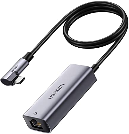 UGREEN USB C auf Ethernet Adapter Gigabit 1000Mbps RJ45 mit PD Ladeschnittstelle 100W LAN Netzwerkadapter kompatibel mit MacBook Pro, MacBook Air 2018, iPad Pro 2020 und Galaxy S21