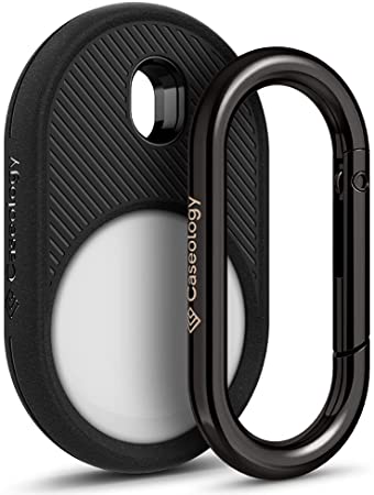 Caseology Vault for Apple AirTag Case (2021) - Matte Black