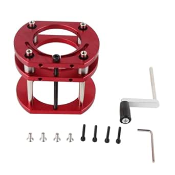 Stainless Steel Support Rod Router Lift Base with Aluminum Alloy Lifting Table and 4 Jaw Clamping System for Vehicle Paintwork