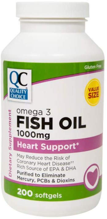 Quality Choice OMEGA 3 FISH OIL 1000MG 200SG