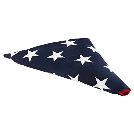 Online Stores Cotton American Memorial Flag, 5 by 9.5-Feet