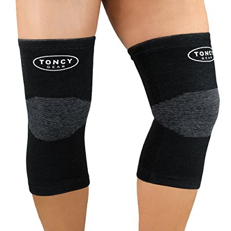Knee Support Sleeves-(Pair) Compression Knee Brace For Knee Pain, Arthritis, Running, Jogging, Hiking, Workout, Improved Circulation & Injury Recovery. For Men & Women